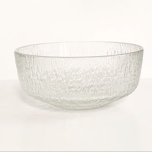 Textured Glass Bowl